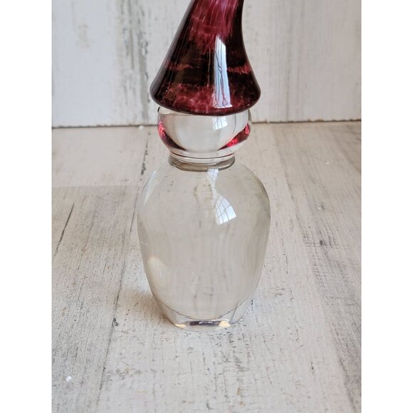 Larson Crystal snowman santa hat figure home decor xmas - Picture 5 of 6